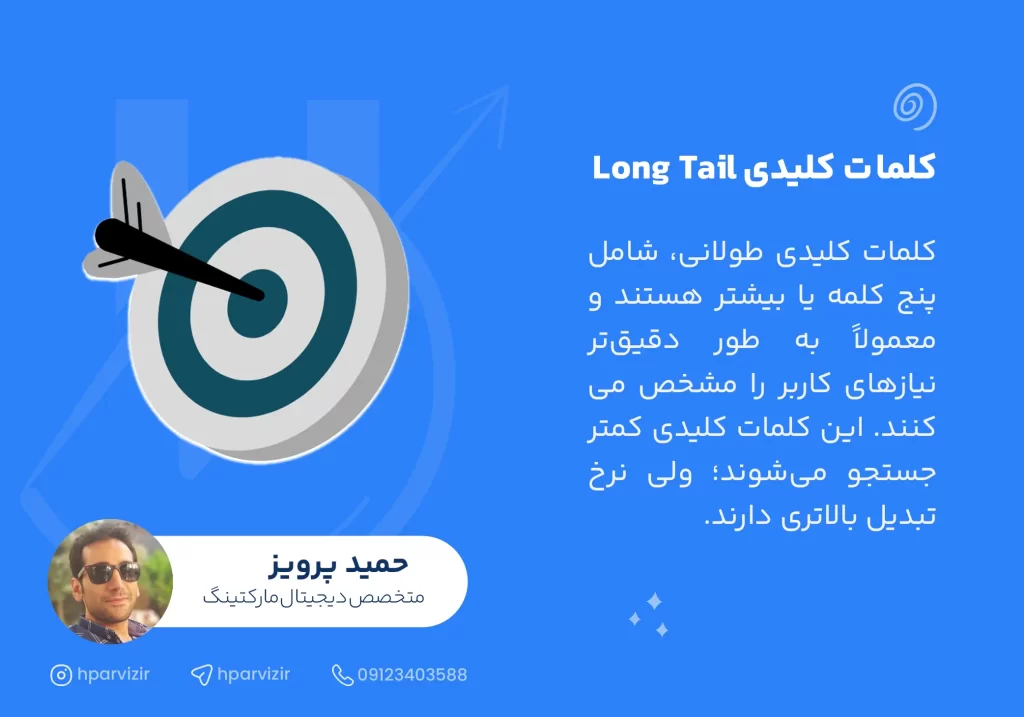 مزایای کلمات کلیدی long tail یا دم بلند چیست؟