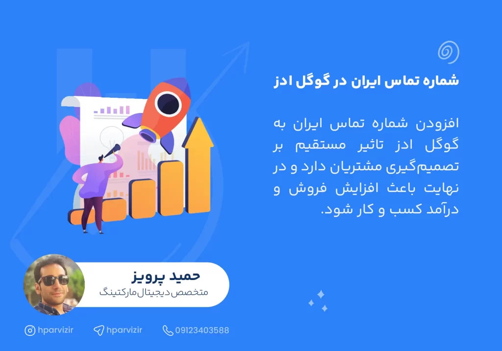 چرا افزودن شماره تماس ایران به تبلیغ گوگل مهم است؟